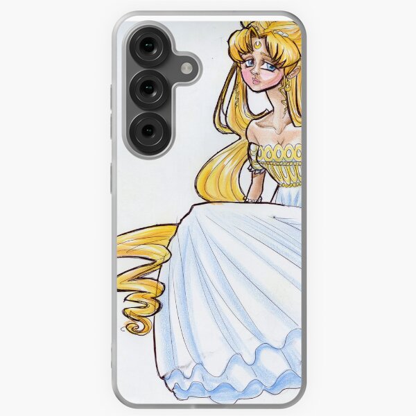 Vista previa del artículo con la obra «Princesa luna de pelo dorado», diseñado y vendido por IroPeji.