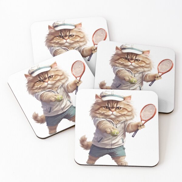Item preview, A Cute Persian cat  use topspin serves designed and sold by chathai.