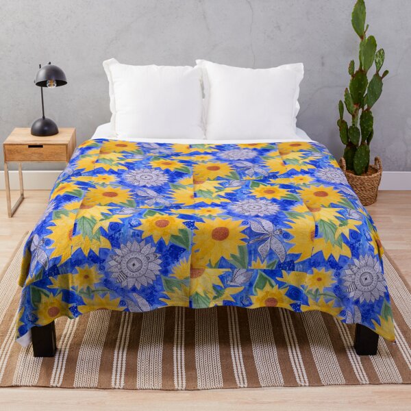 Item preview, Sunflower field designed and sold by Kiruthikaarts.
