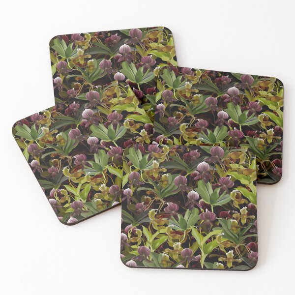 Item preview, Tropical orchid on a Night garden designed and sold by Natalia Ruzhyna.