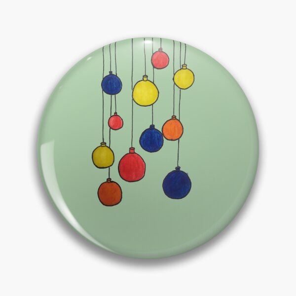 Item preview, Colorful Christmas tree balls designed and sold by Marianne Roessner.