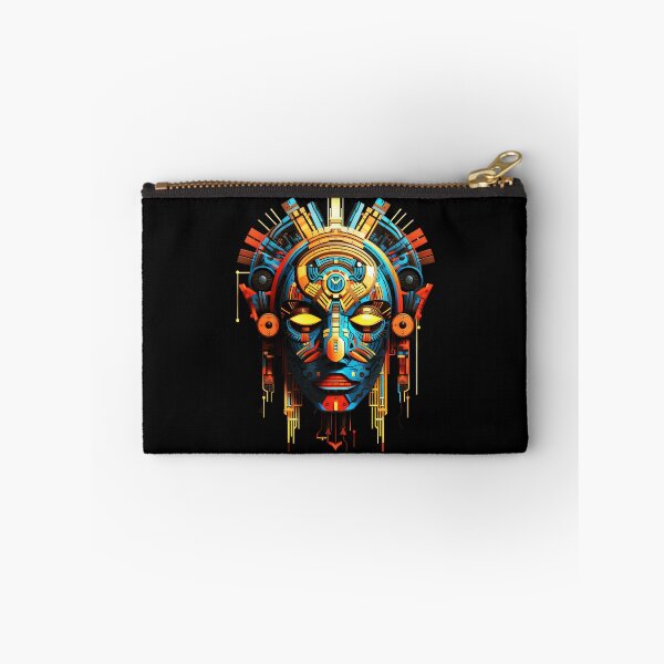 Item preview, Maya mask, Mexico mask, Mayan deity, alien mask, tribal mask, psytrance mask, Aztec mask, Indigenous art, Ritualistic mask, Shamanic mask Mesoamerican culture designed and sold by psytrancedesign.