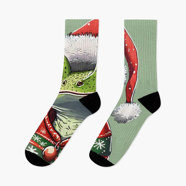 Item preview, aboriginal frog in christmas sweater designed and sold by emaotx.