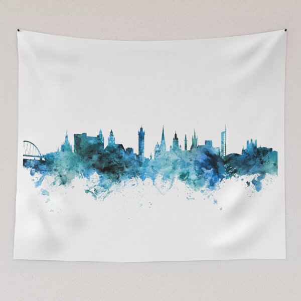 Item preview, Glasgow Scotland Skyline designed and sold by ArtPrints.