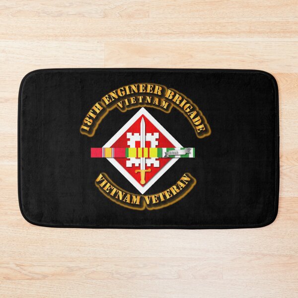 Item preview, Army - 18th Engineer Brigade w SVC Ribbons designed and sold by Military Insignia Products.
