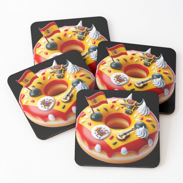 Item preview, Fiesta Flavour: Spanish Fiesta-Inspired Donut designed and sold by eloski.