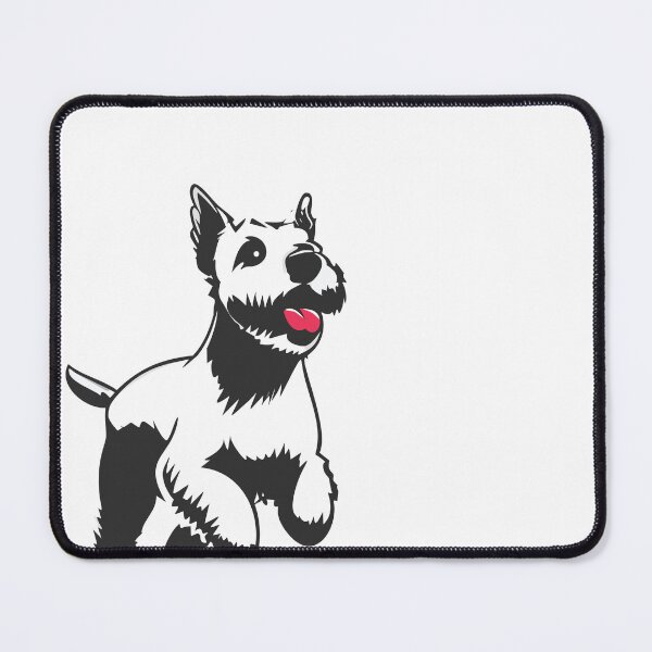 Item preview, Jovial Westie dog, ilustration. designed and sold by mebgnet.