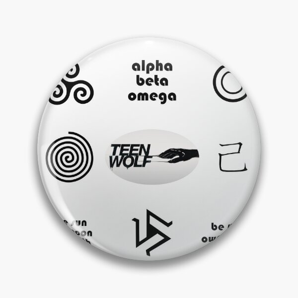 Item preview, teen wolf symbols designed and sold by Wolf1Queen.