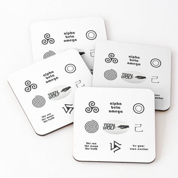 Item preview, teen wolf symbols designed and sold by Wolf1Queen.