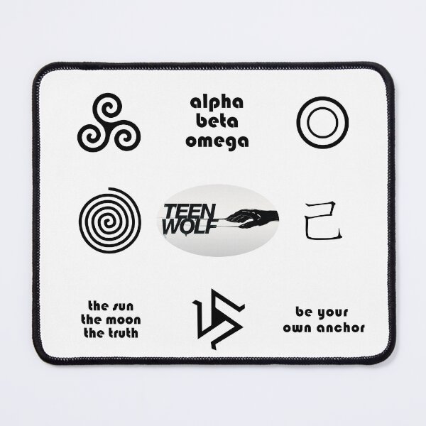 Item preview, teen wolf symbols designed and sold by Wolf1Queen.