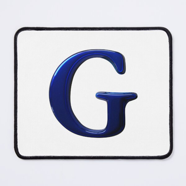 Item preview, Letter G in Blue designed and sold by stickysterscom.