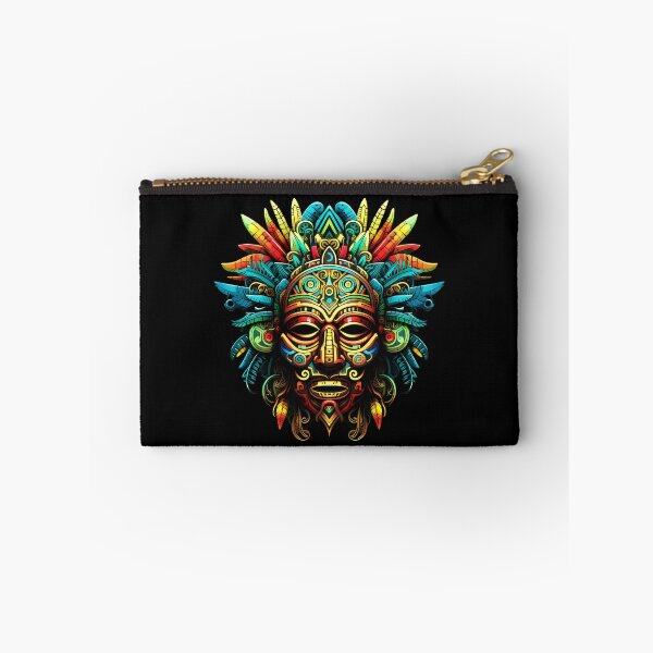 Item preview, Maya mask, Mexico mask, Mayan deity, alien mask, tribal mask, psytrance mask, Aztec mask, Indigenous art, Ritualistic mask, Shamanic mask Mesoamerican culture designed and sold by psytrancedesign.