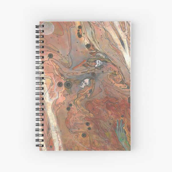 Changeling Spiral Notebook by Kirsty Greenwood Spiral Notebook
