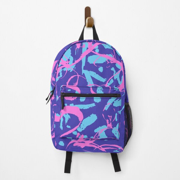 Item preview, Abstract winter holiday design in blue and pink color designed and sold by bokasin.