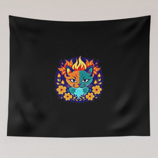 Item preview, Fire cats 5 designed and sold by Flowerslaps.