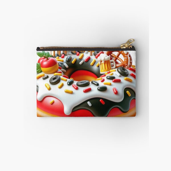 Item preview, Deutscher Genuss: Festive German Flag Donut designed and sold by eloski.