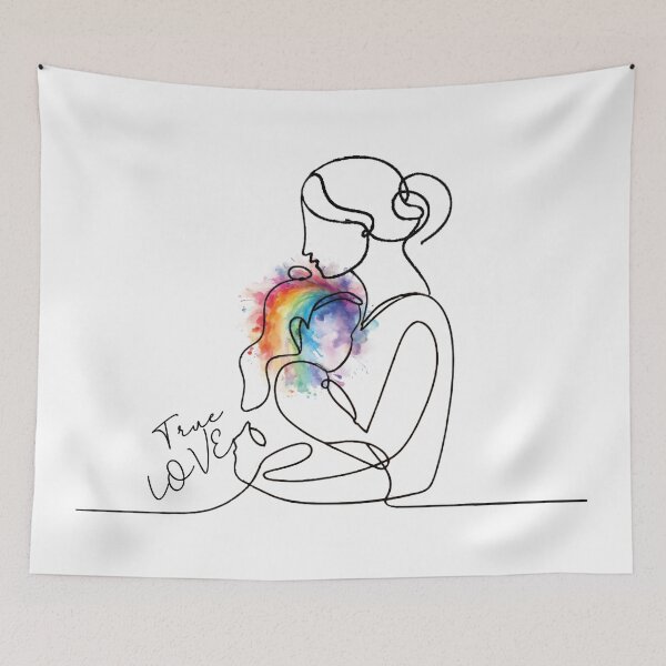 Item preview, Mother and doughter, true love designed and sold by LuckyFamily.