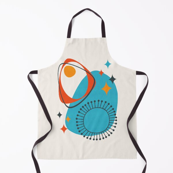 Item preview, Mid Century Modern Atomic Age 14 Blue, Red, Orange designed and sold by trdstudio.