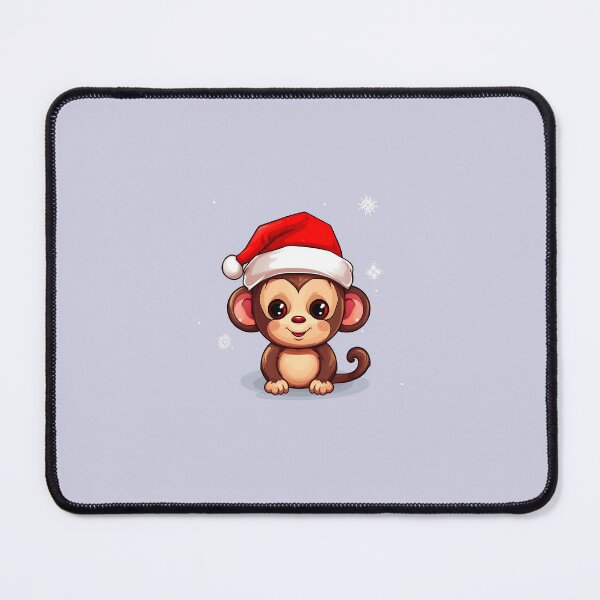 Item preview, Cheeky Chimpanzee: Holiday Hat Edition designed and sold by Doggplaza.