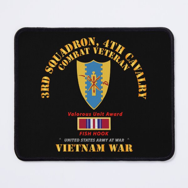 Item preview, Army - 3rd Squadron 4th Cav- Vietnam War w VUA - FISH HOOK designed and sold by Military Insignia Products.