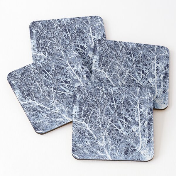 Item preview, Frosted beech tree, dark blue edit designed and sold by paulboizot.