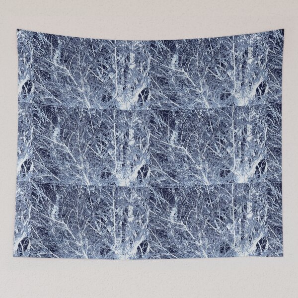 Item preview, Frosted beech tree, dark blue edit designed and sold by paulboizot.