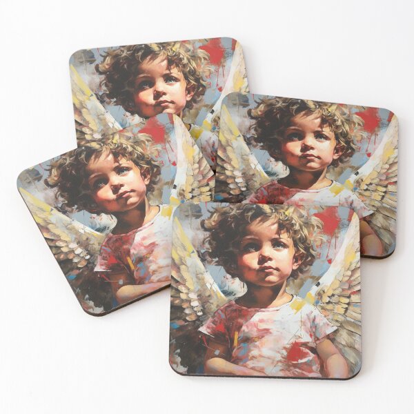 Item preview, Cherub Paint Splash Effect designed and sold by whitecat23.