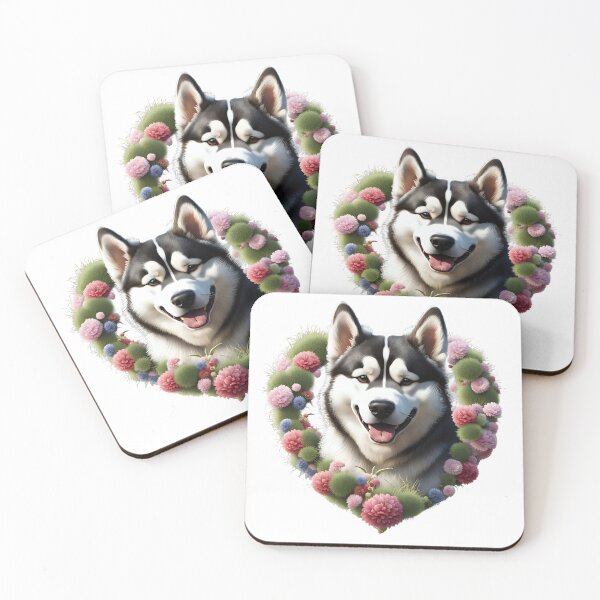 Item preview, Cute playful Alaskan Malamute Dog designed and sold by Kaleddis.