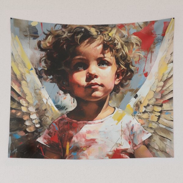 Item preview, Cherub Paint Splash Effect designed and sold by whitecat23.