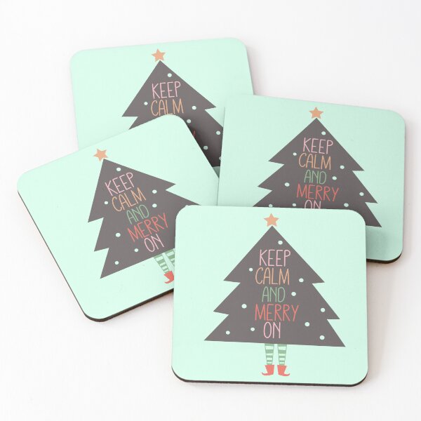 Item preview, Keep calm and Merry on designed and sold by NettiesWallArt.