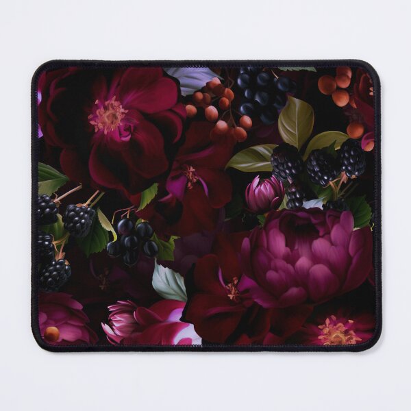Item preview, Mystic Nostalgic Moody Night Florals Nightgarden designed and sold by UtArt.