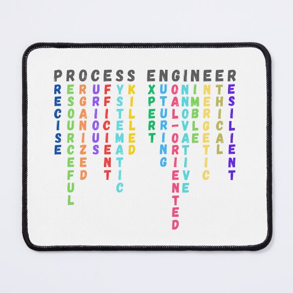Item preview, Process Engineer Attributes Colorful Tribute Design designed and sold by PapaMikeCrafts.