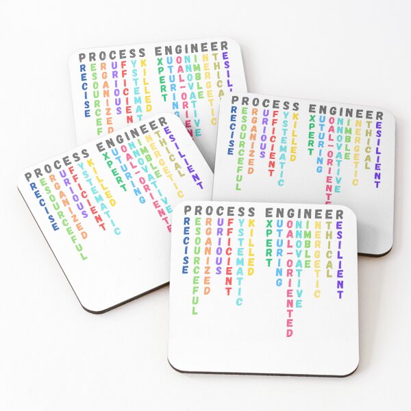 Item preview, Process Engineer Attributes Colorful Tribute Design designed and sold by PapaMikeCrafts.