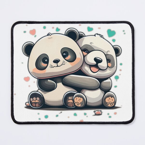 Item preview, cute hug with panda designed and sold by WarsawKing.