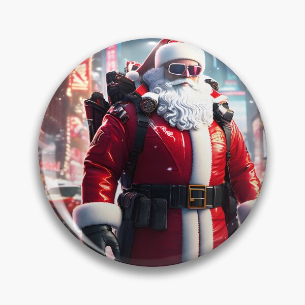 Item preview, cyberpunk santa claus designed and sold by Metaverse8.
