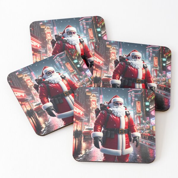 Item preview, cyberpunk santa claus designed and sold by Metaverse8.