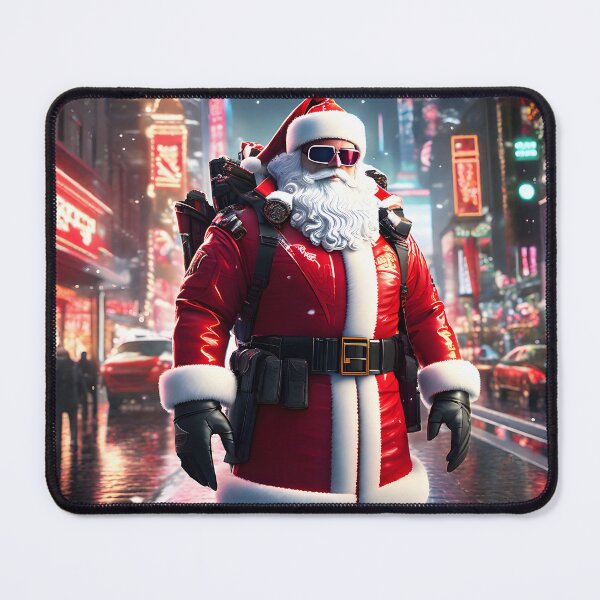 Item preview, cyberpunk santa claus designed and sold by Metaverse8.