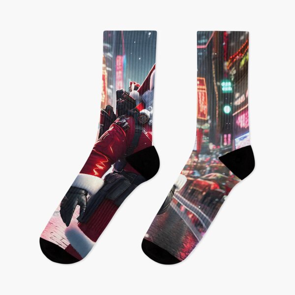 Item preview, cyberpunk santa claus designed and sold by Metaverse8.