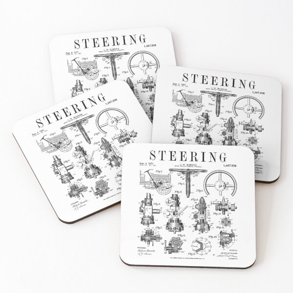 Item preview, Car Steering Wheel Auto Mechanic Cars Vintage Patent designed and sold by GrandeDuc.