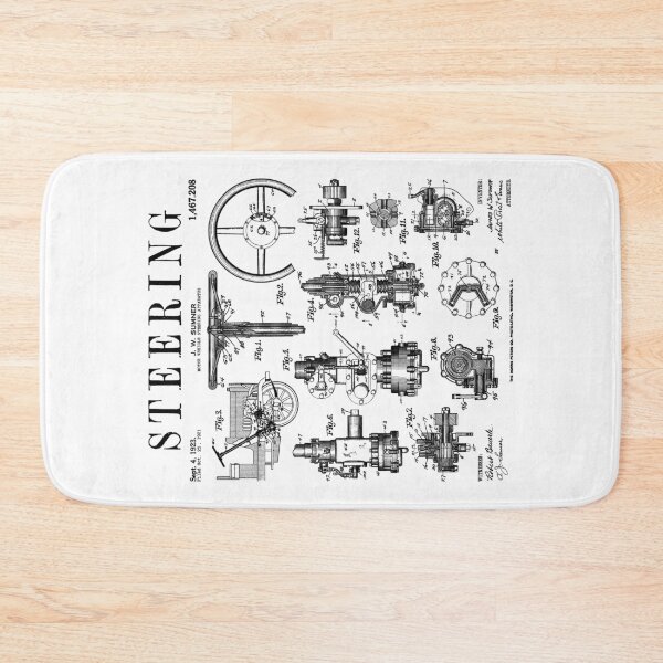 Item preview, Car Steering Wheel Auto Mechanic Cars Vintage Patent designed and sold by GrandeDuc.