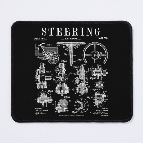 Item preview, Car Steering Wheel Auto Mechanic Cars Vintage Patent designed and sold by GrandeDuc.