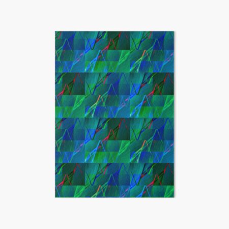 Aperçu de l'œuvre Madras Électrique - Vert créée et vendue par House of KE Designs.