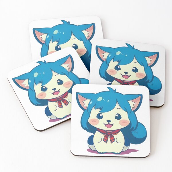 Item preview, Sapphire Smiles: The Blue Kitty designed and sold by HBHanimeart.