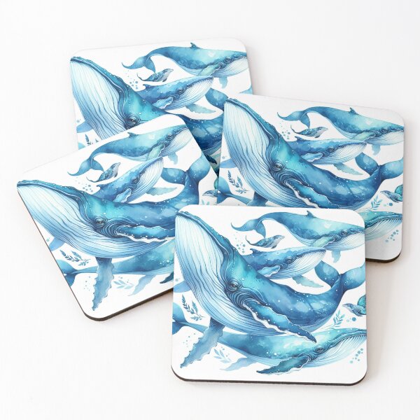 Item preview, blue whales designed and sold by Greydate.