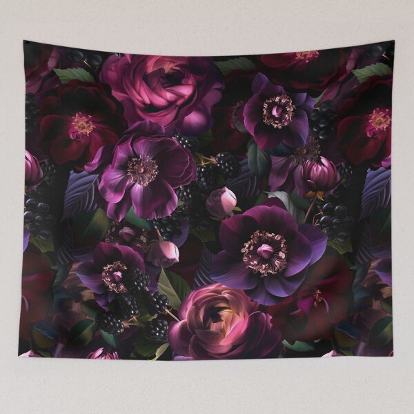Item preview, Opulent Mystic Nostalgic Moody Night Florals Nightgarden designed and sold by UtArt.