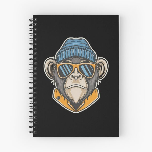 Item preview,  hipster monkey designed and sold by Bercik123.