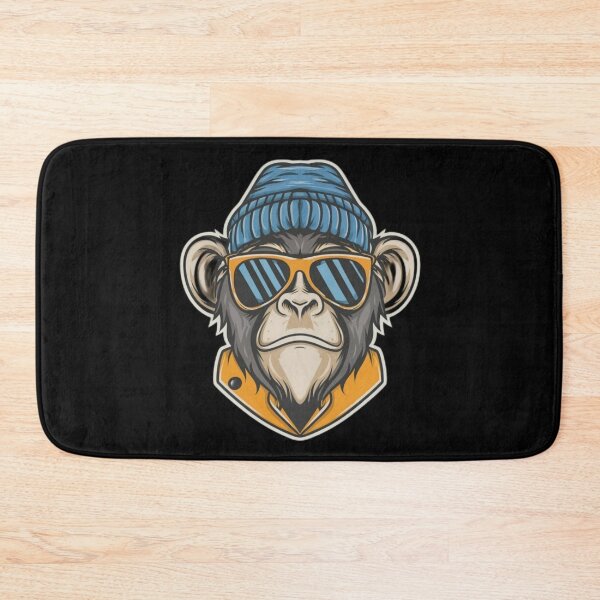 Item preview,  hipster monkey designed and sold by Bercik123.