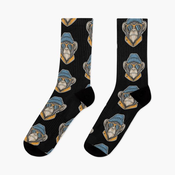 Item preview,  hipster monkey designed and sold by Bercik123.