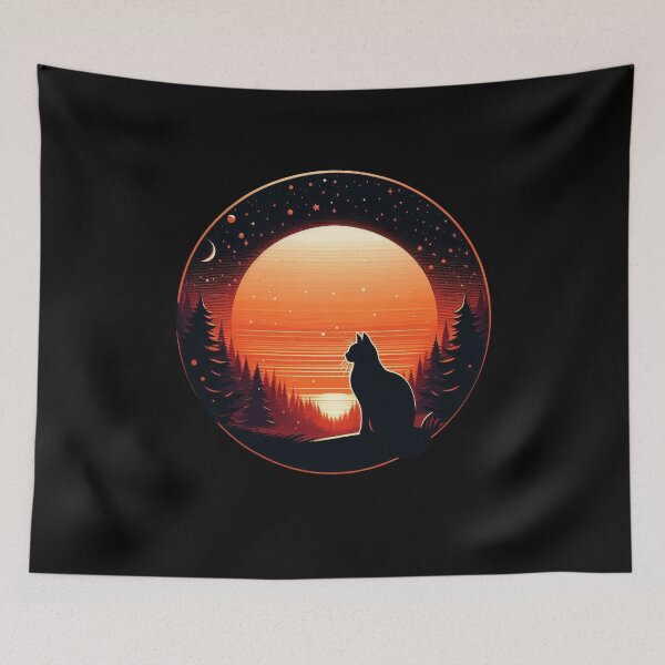 Item preview, Cat Sunset designed and sold by Big Catsby.