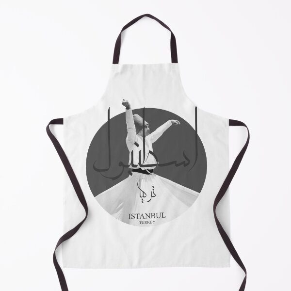 Item preview, istanbul turkey Whirling Dervishes sticker arabic writing black and white designed and sold by C1arity.